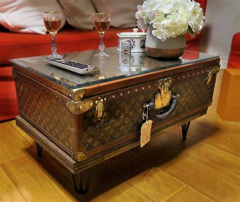 lv dining table|louis vuitton coffee table trunk.